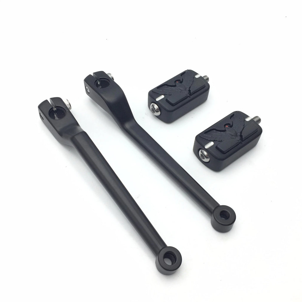 2X Hawk Groove Shifter Pegs for Harley FL Softail Touring Trike (N/A)