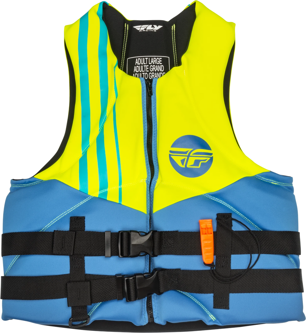 Fly Racing Neoprene Flotation Vest for Watercraft (X-Small)