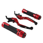 Folding Extendable Brake Clutch Levers & Handlebar Grips for Kawasaki Z900RS