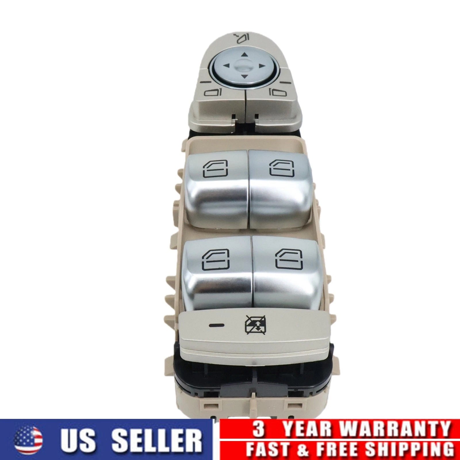 Power Window Switch for Mercedes E-Class W213 (2017) 2059051513 Beige