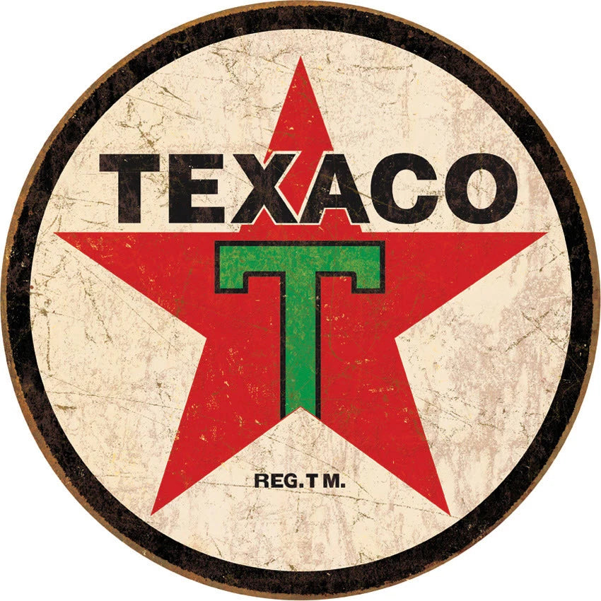Vintage Replica Tin Metal Sign for Texaco Gasoline (1798)