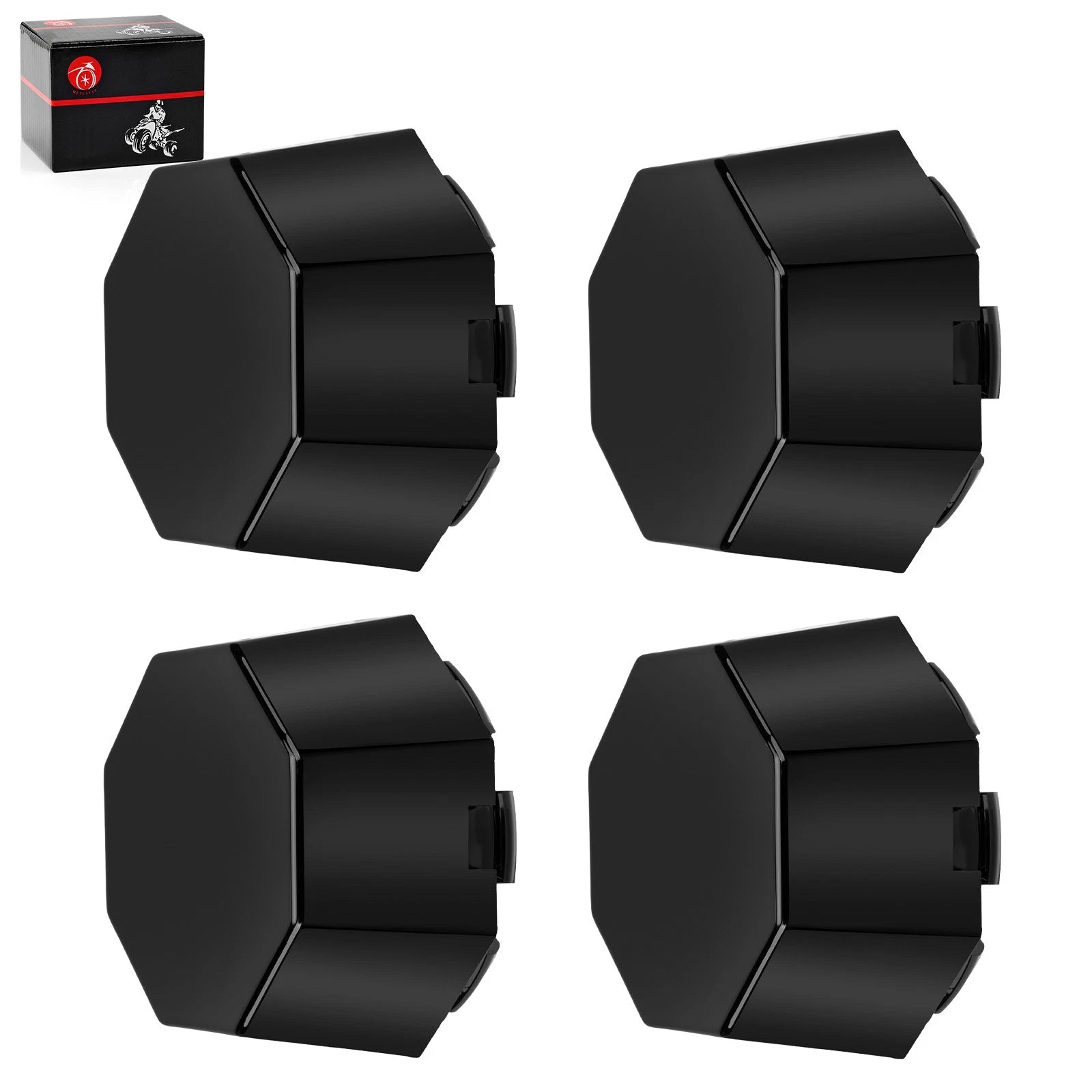 4Pcs Black Center Wheel Hub Cap for Polaris Sportsman 570 SP (2015–2025)
