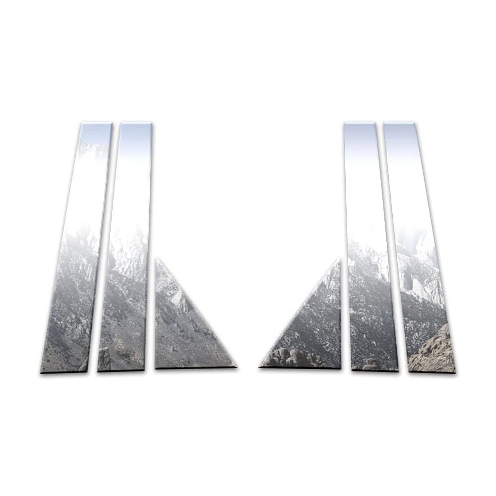 Stainless Steel Pillar Post Covers Diamond Grade 6pc for Lexus RX (2010–2015)
