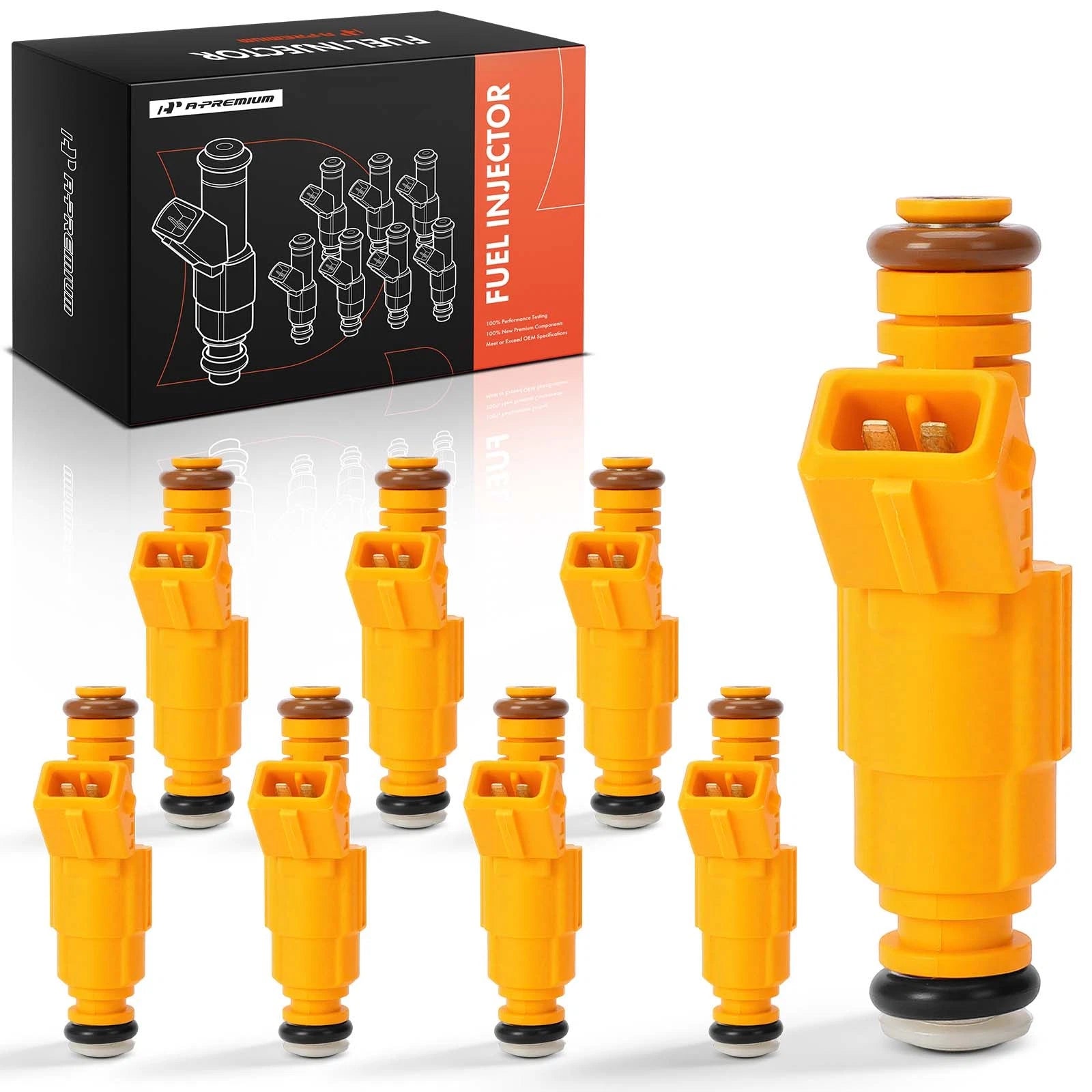 8X Fuel Injectors for Ford Mustang (1986–1995) 5.0L