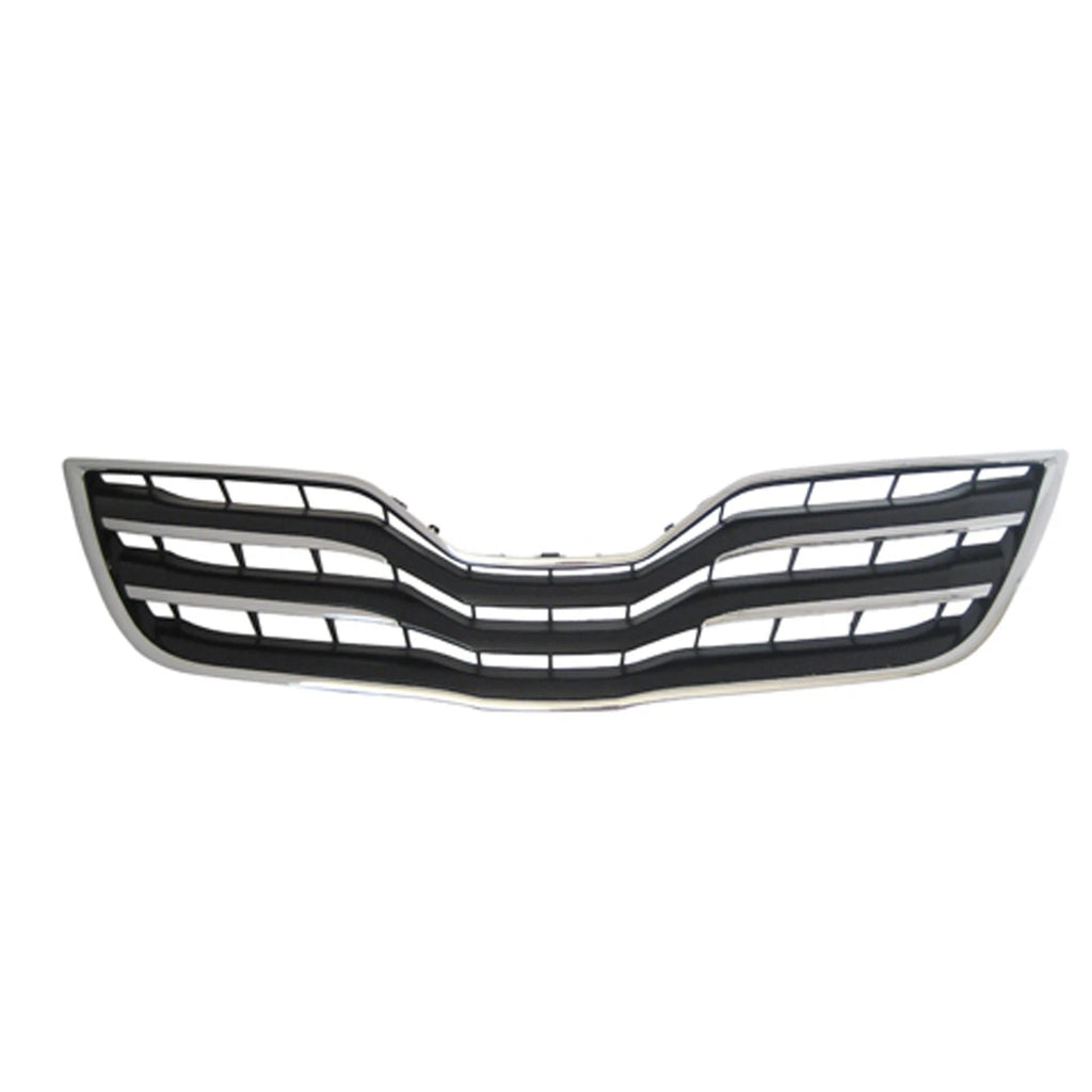 Replacement Chrome/Ready to Paint Plastic Grille For 2010-2011 Toyota Camry
