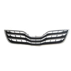 Replacement Chrome/Ready to Paint Plastic Grille For 2010-2011 Toyota Camry