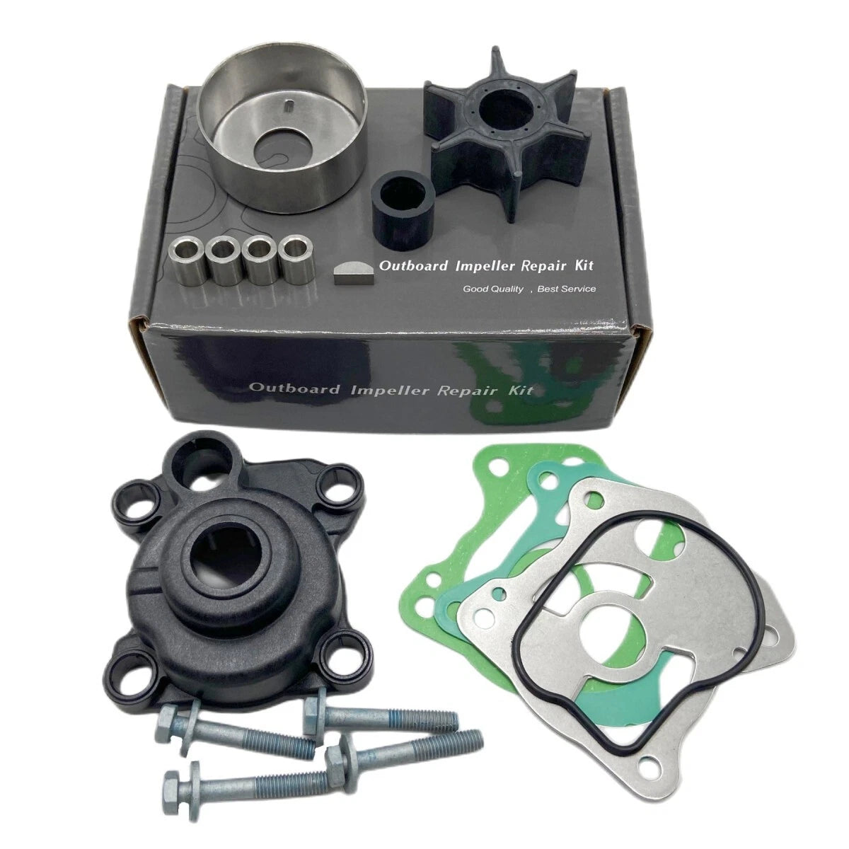 Water Pump Impeller Kit for Honda Marine Outboard BF 25 35 HP (06193-ZV7-020)