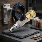 Brass Quick Coupler G1/4 with Ball Valve for Air Line Connections