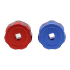 Round Wheel Handle for Faucet and Gauge Installation (Reliable Red & Blue)