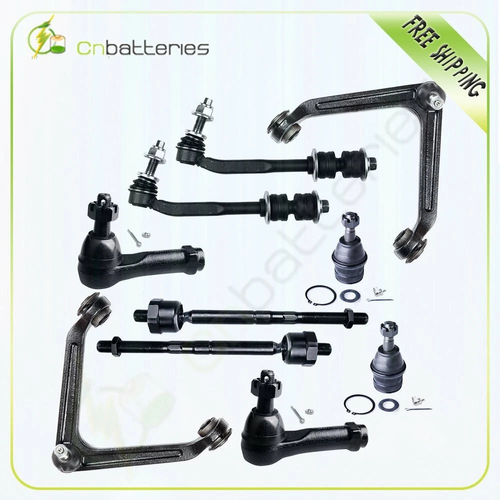 Set of 10 Suspension Parts for Dodge Durango (2004–2009) Ball Joint Sway Bar