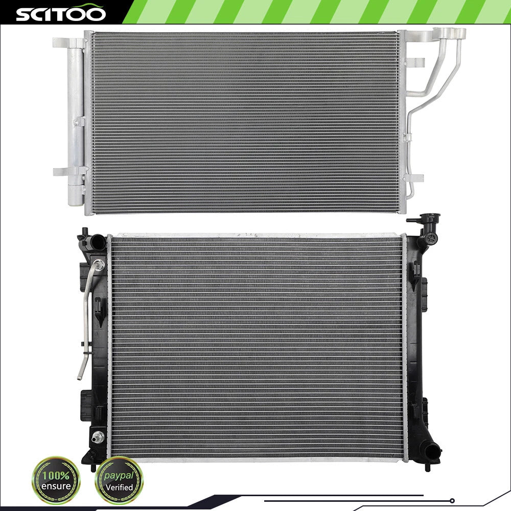 Radiator and A/C Condenser Kit for Kia Optima (2019–2020)