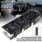 Driver Side Master Power Window Control Switch for Benz A-Class W176 (2012–2018)