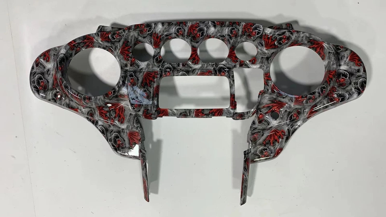 Skull Painted Front Inner Fairing Cowl for Harley Electra Glide (2014–2023)