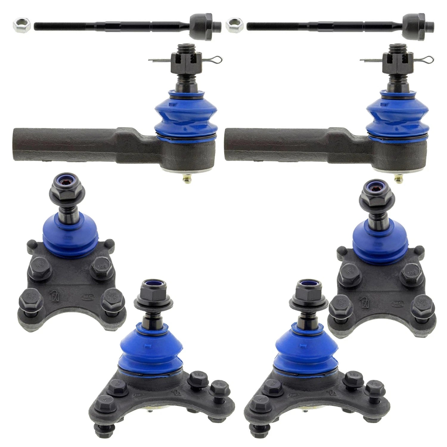 8PC Tie Rod Ends & Ball Joint Kit for GMC Canyon, Chevrolet Colorado (2004–2012)