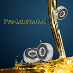 Deep Groove Ball Bearing 623-2RS for Scooter Skateboard Wheel (3x10x4mm)