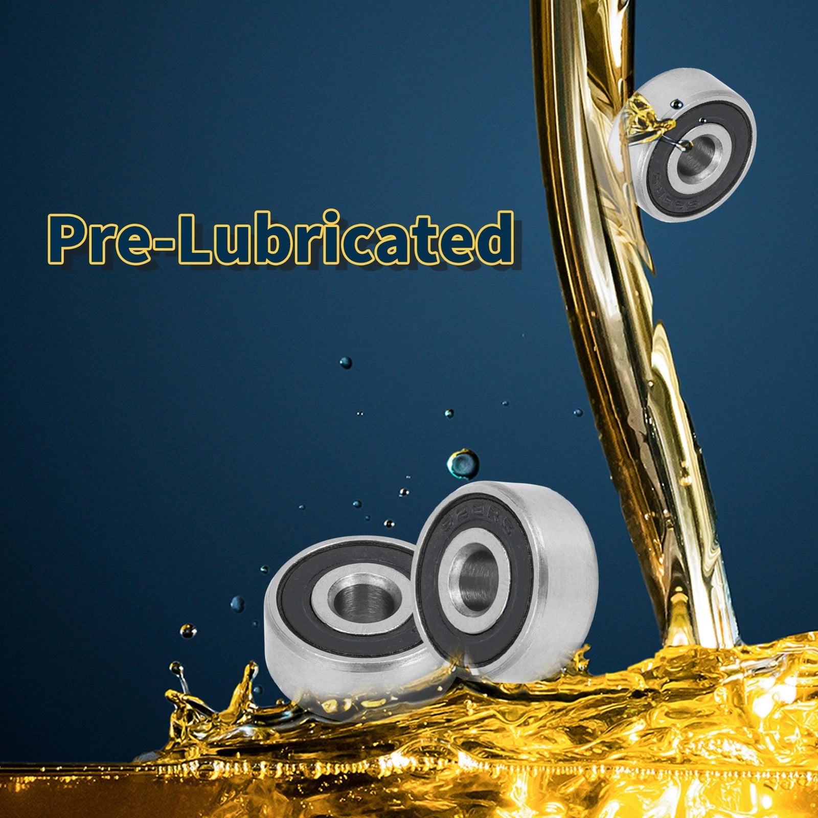 Deep Groove Ball Bearing 623-2RS for Scooter Skateboard Wheel (3x10x4mm)