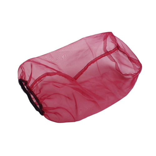 1 Pair Cold Air Intake Filter Sock Cover for Universal 9" (Dustproof, Red)