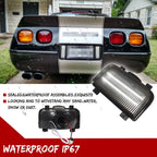 Smoke Tailgate Reverse Backup Lights for Corvette C4 (1991–1996)