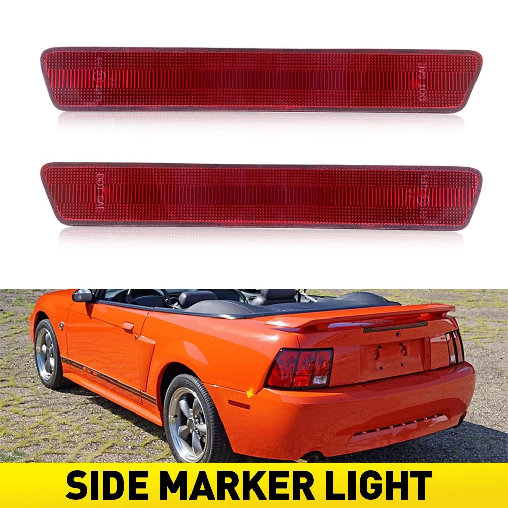 Set of 2 LED Side Marker Lights for Ford Mustang (1999–2004)