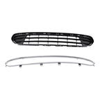 Set of 2 Front Bumper Lower Grilles with Chrome Trim for Ford Fusion (2010–2012)