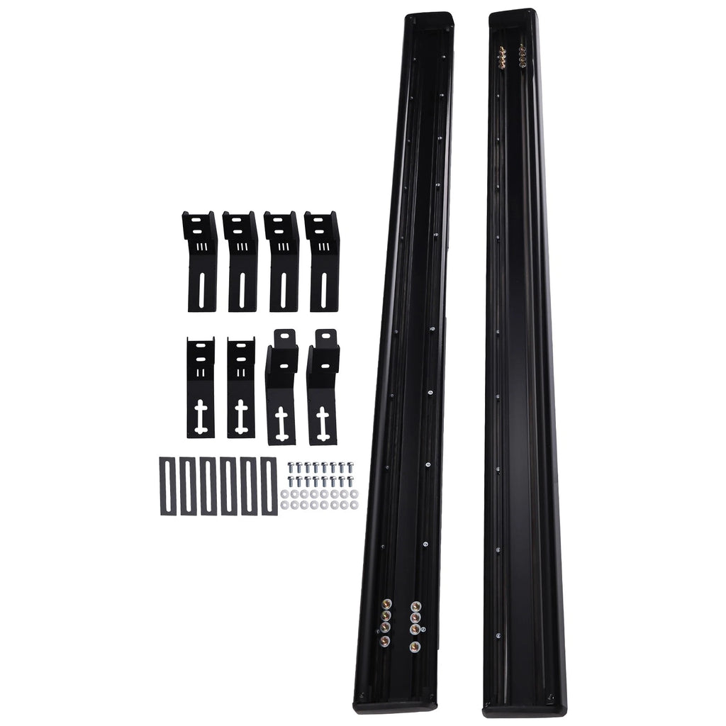 Running Board Side Steps for Toyota Tacoma Crew Cab (2024–2026) Aluminum Black