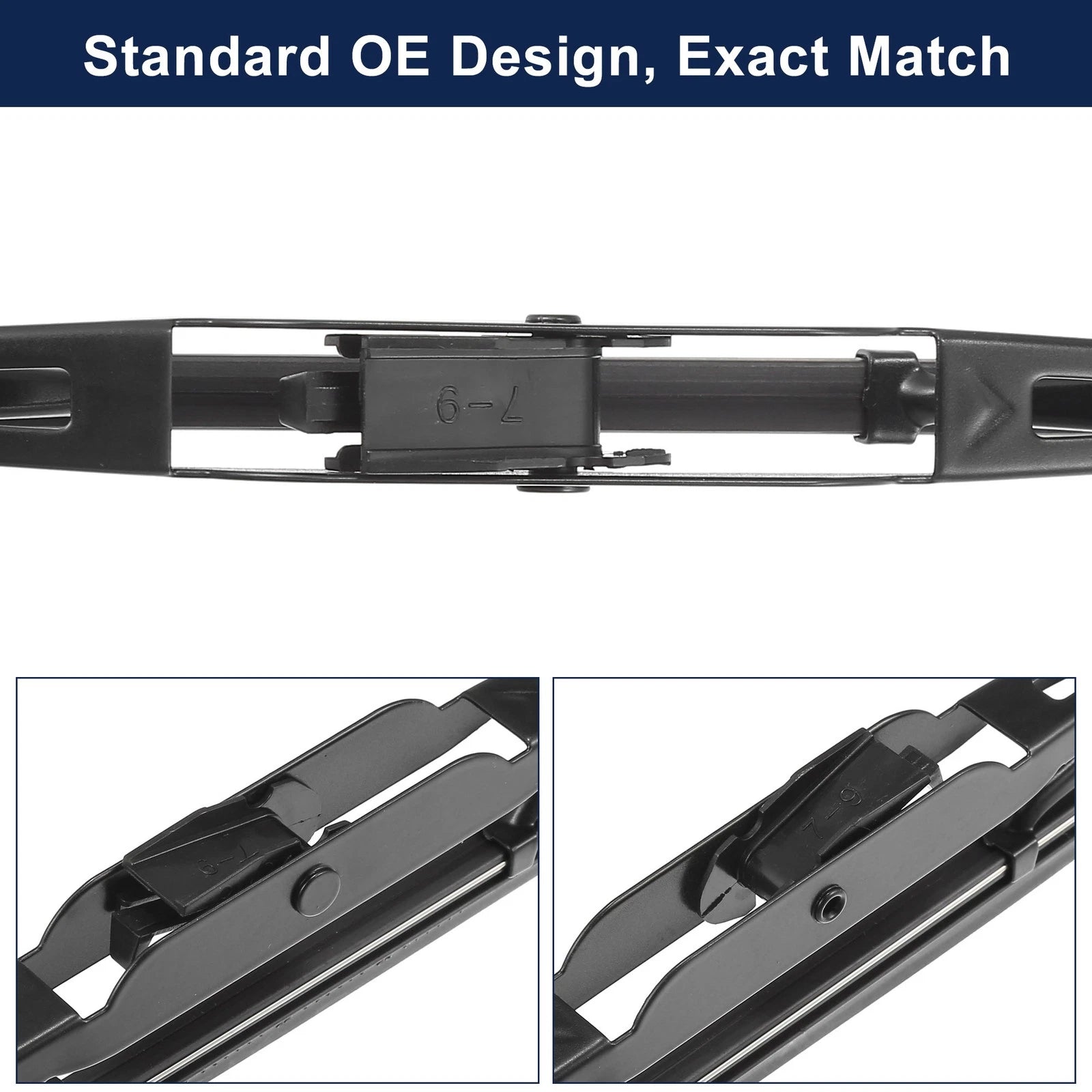 2pcs Rear Windshield Wiper Blade for Jeep Compass (2007–2015)
