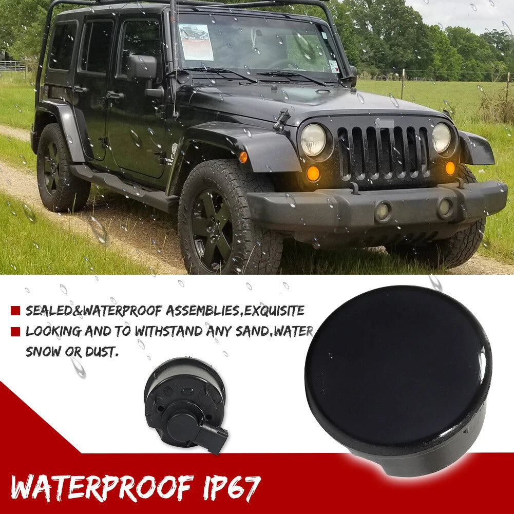 Smoke Switchback LED Turn Signal Lights for Jeep Wrangler JK (2007–2017)