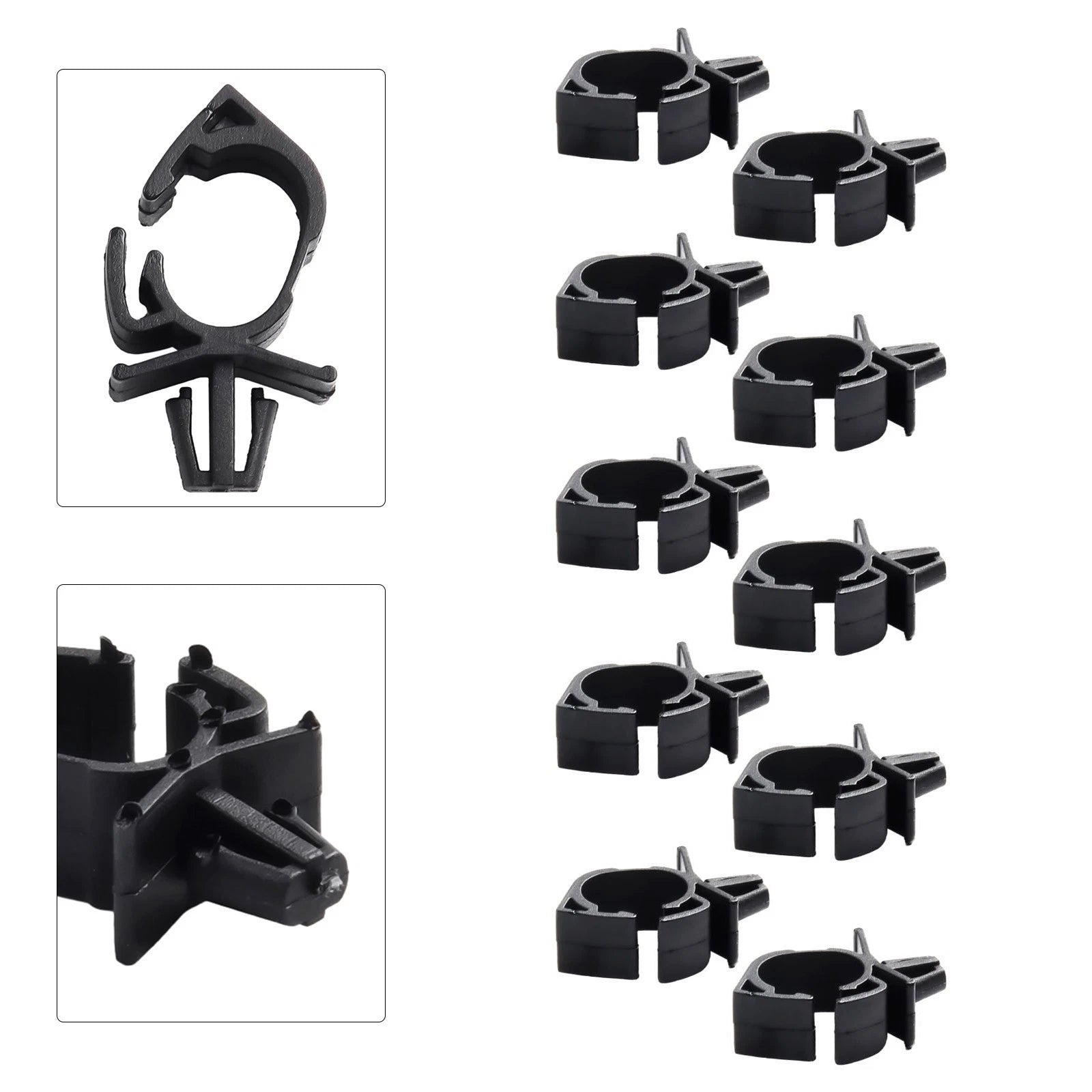 Set of 10 Car Wire Cable Management Clips for Neat Organization