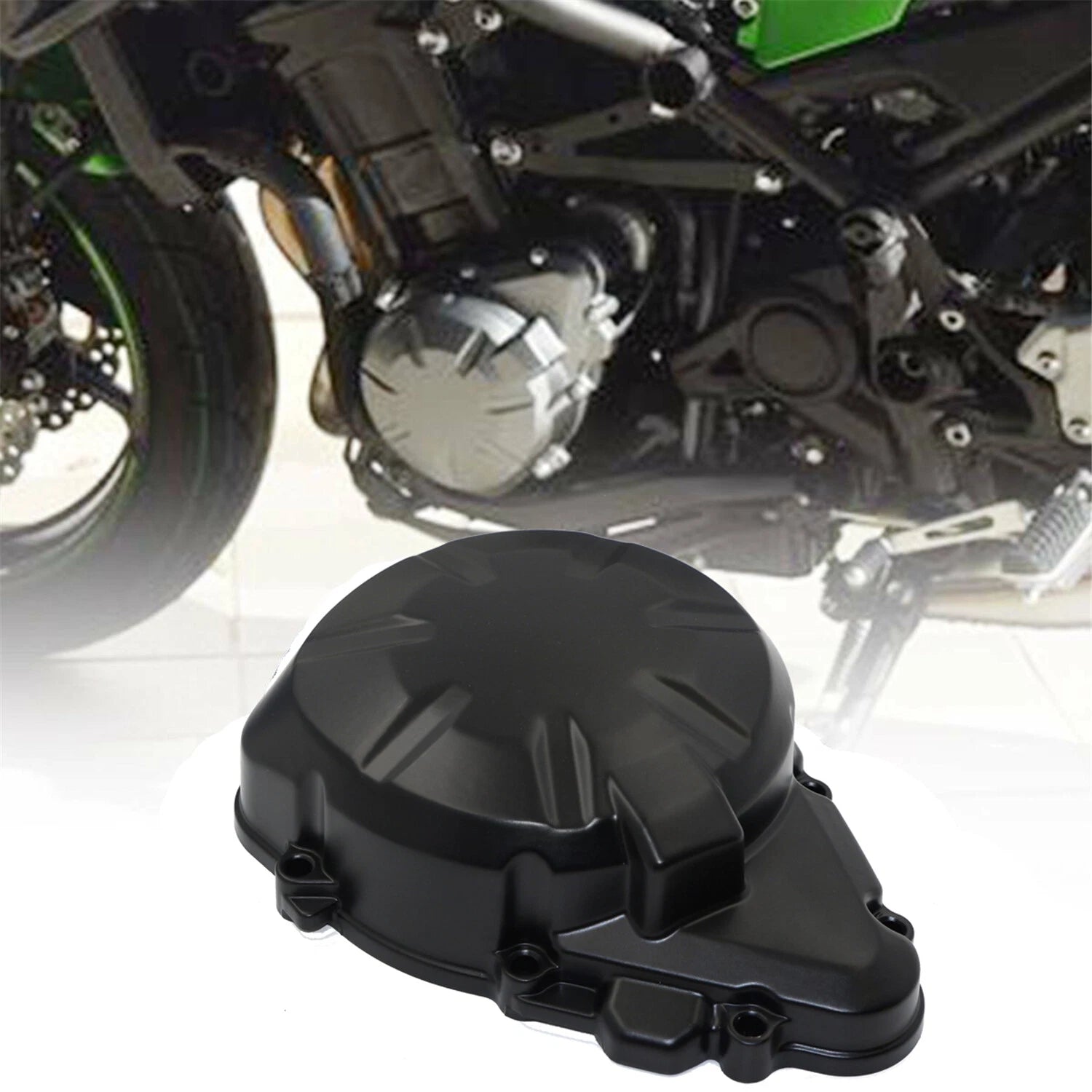 Left Stator Engine Cover Crank Case for Kawasaki Z900 Z900ABS (2017–2024)