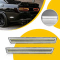Rear Bumper Side Marker Lights for Dodge Challenger (2015–2022) White Clear
