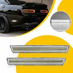 Rear Bumper Side Marker Lights for Dodge Challenger (2015–2022) White Clear