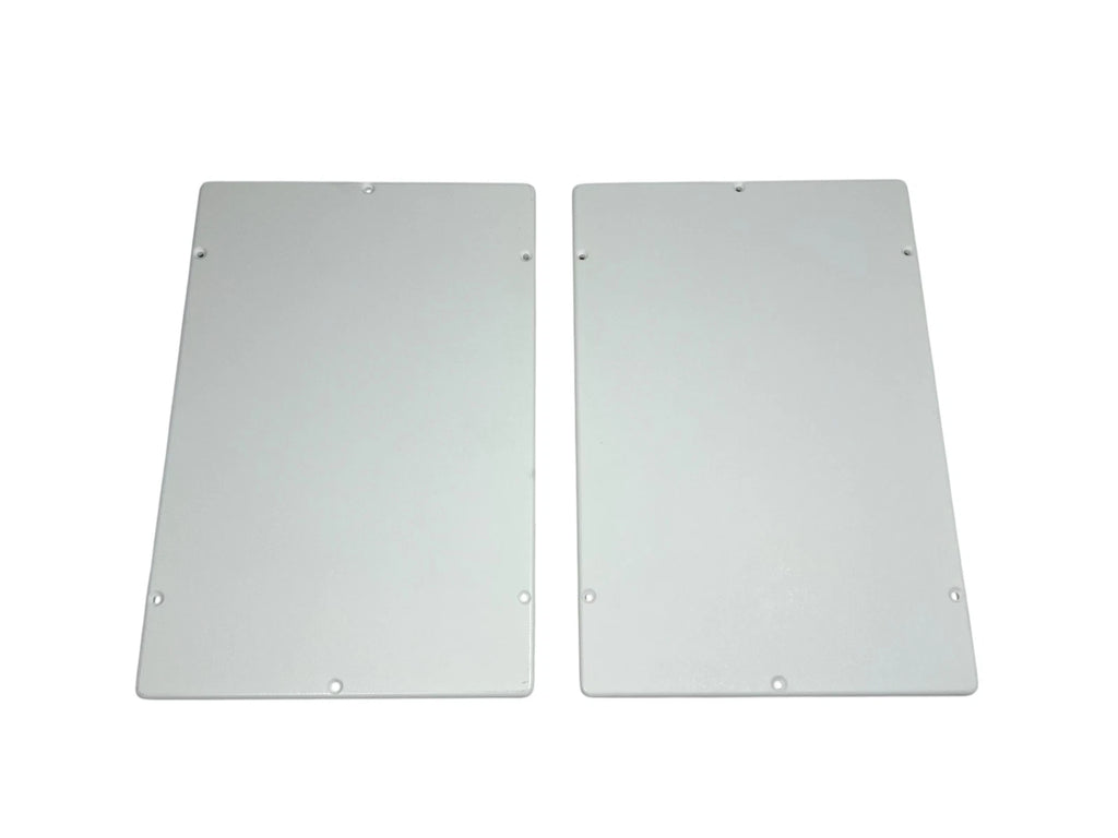 Set of 2 Marine Hatch Access Panels 8in x 12in Poly White
