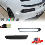 2X Smoked Rear Side Marker Lights for Chevrolet Camaro (2010–2015)