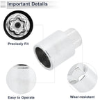 Type D Wheel Lock Lugnut Antitheft Key Socket for Toyota 