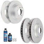 Set of 4 Drilled Brake Rotors for Jeep Patriot Compass 2.4L (2007–2017)