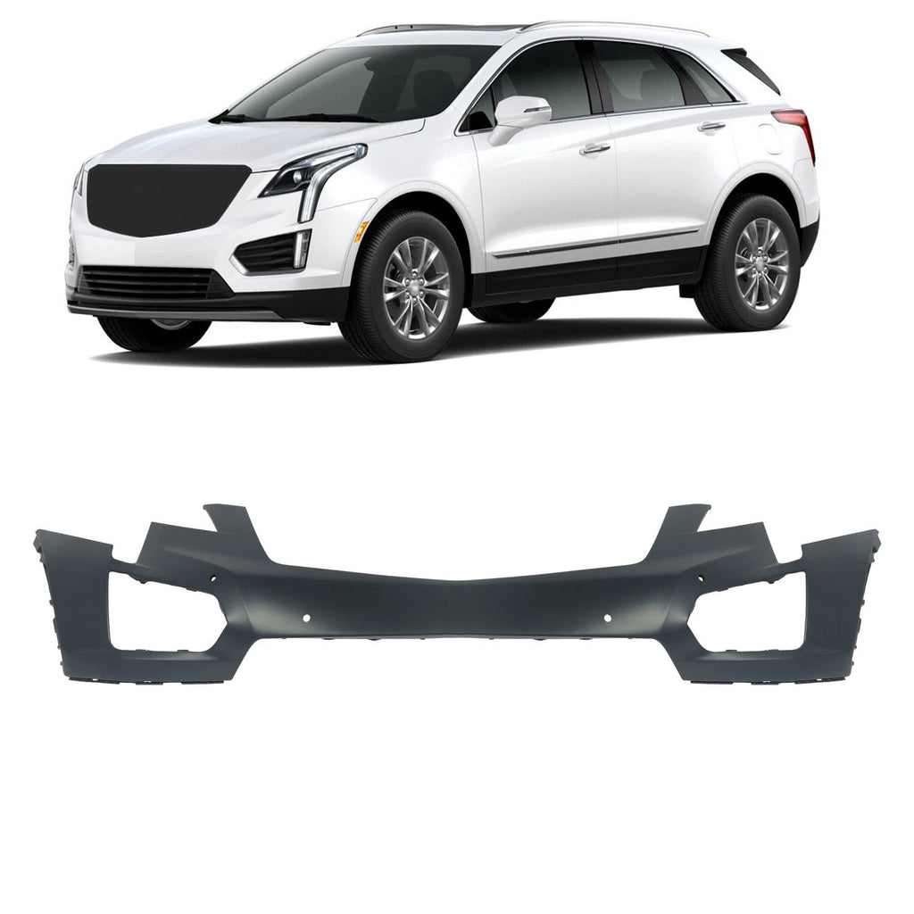 Front Bumper Cover for Cadillac XT5 (2020–2023) with 4 Sensor Holes