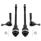 Set of 2 Front Inner Outer Tie Rods for Chevy Silverado 1500/Suburban 2500 (1999–2006)