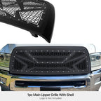 Stainless Black Laser Cut Grille Insert for Ram 2500/3500 (2010-2013)