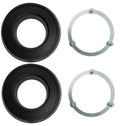 Set of 2 Front Upper Coil Spring Insulators for Dodge Ram 2500 (1994–1996)