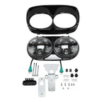 5.75" Dual LED Headlight Projector for Harley Touring Road Glide (1998–2013)