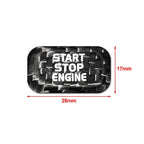 Carbon Engine Start Stop Button Sticker for Volvo V40 V60 S60 S60L XC60 S80L (2012–2020)
