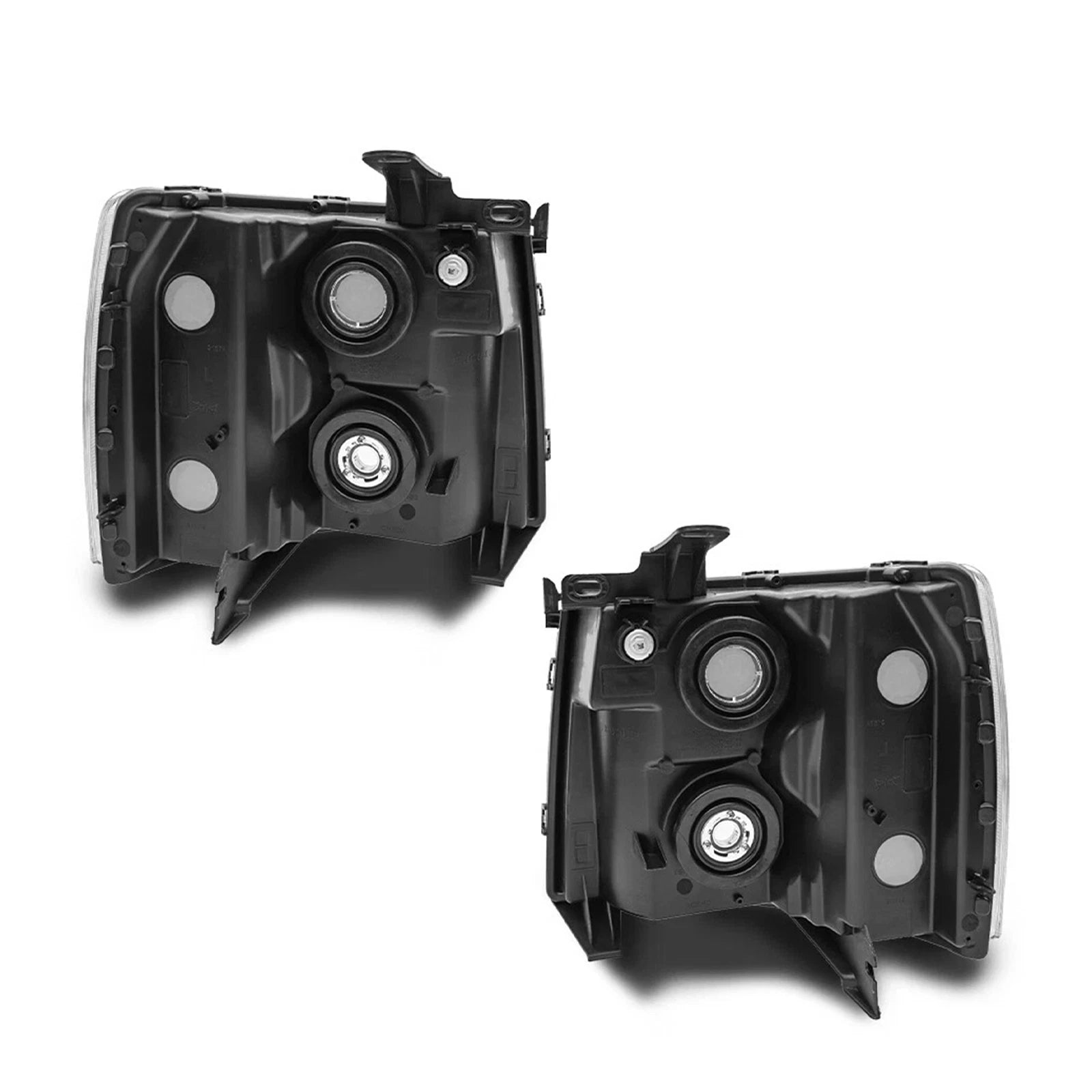 Clear Corner Headlights for Chevy Silverado 1500 2500 3500 (2007–2013)