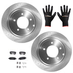 Rear Brake Rotors and Pads Kit for Mitsubishi Lancer (2008–2016) Jeep Patriot (2007–2017)