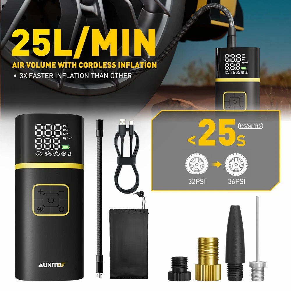 Digital Electric Air Pump Inflator Compressor for Auto (150PSI)