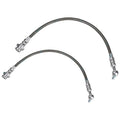 Front Left + Right Braided Brake Line Hose Set for Patrol GQ Y60 + Ford Maverick