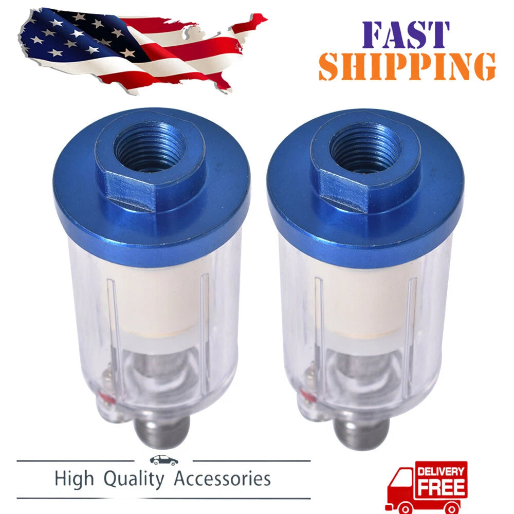 Set of 2 In-line Oil Water Separator Filters for Spray Paint Guns
