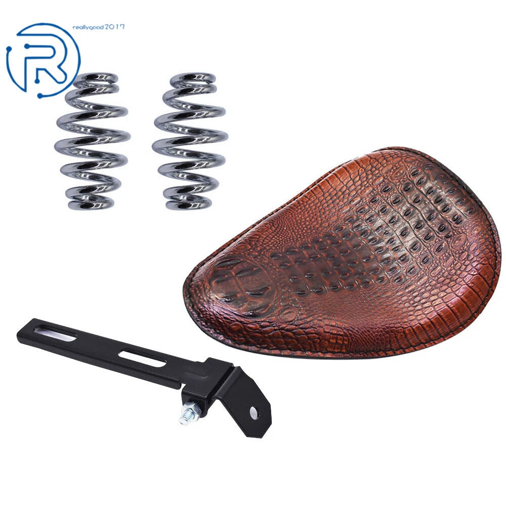 Soft Leather Solo Seat for Honda Bobber Chopper