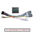 Radio Wiring Harness Adapter for Jeep Wrangler JK, Compass MK (2008-2017)
