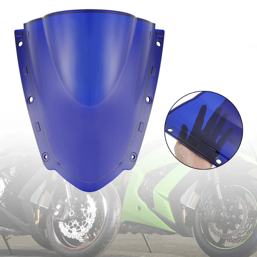 Windshield Protector for Kawasaki Ninja ZX-10R (2021–2024) Blue