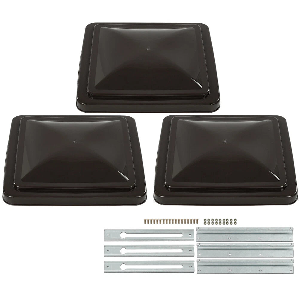 Set of 3 Replacement Roof Vent Covers for Camper RV Trailer